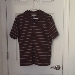 Brown polo, size M
